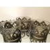 Glass Tea Light Holders Antique Metal Hearts Christmas Wedding Table Decoration    112207421322